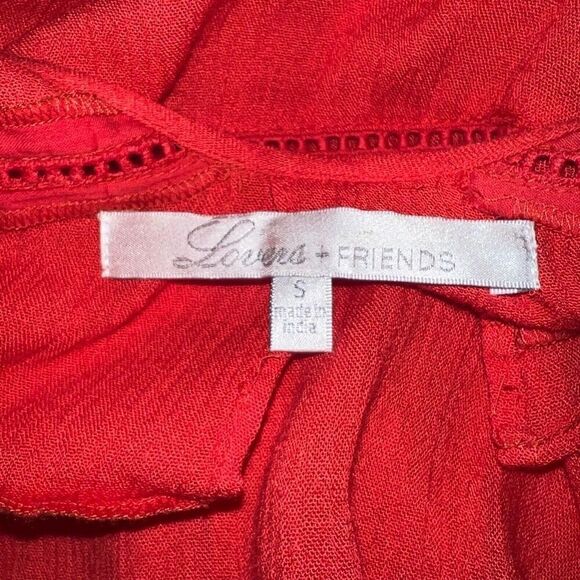 Lovers + Friends, Paradise Bay Dress in Coral Sleeveless Open Back Women’s Small - Picture 9 of 15